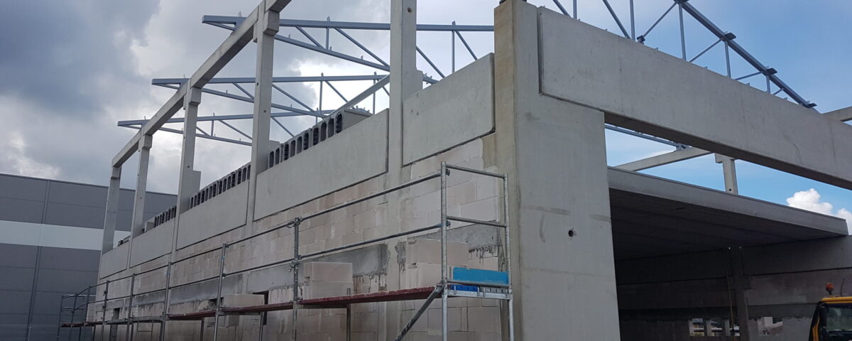 konstrukcja budynku przemysłowego