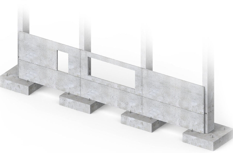 podwaliny prefabrykowane