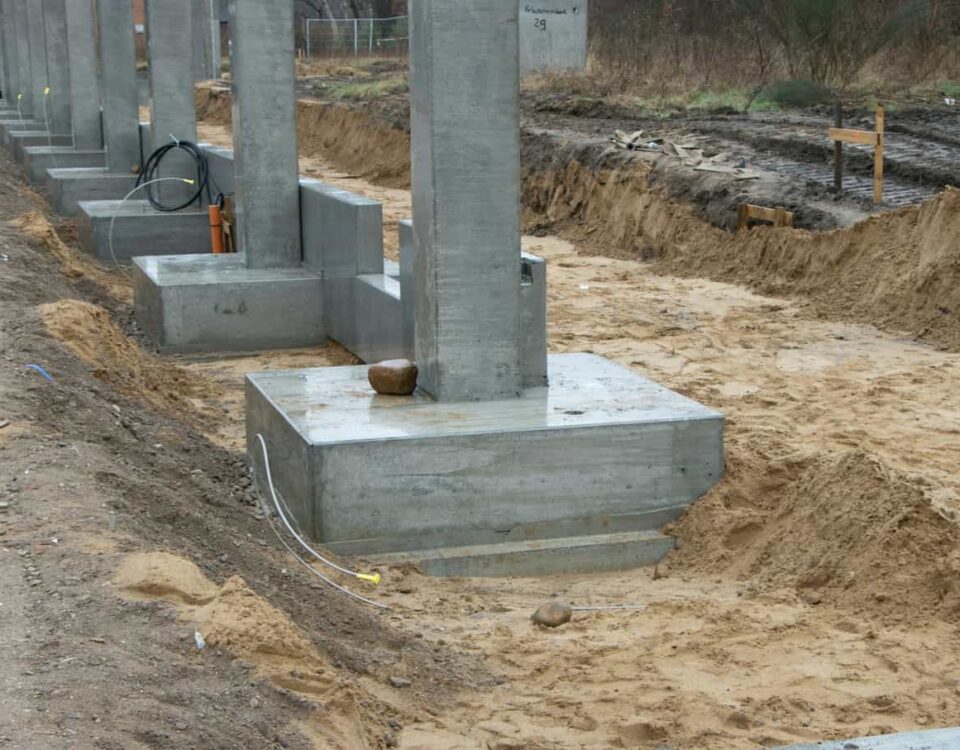 prefabrykowane stopy fundamentowe pod słupy